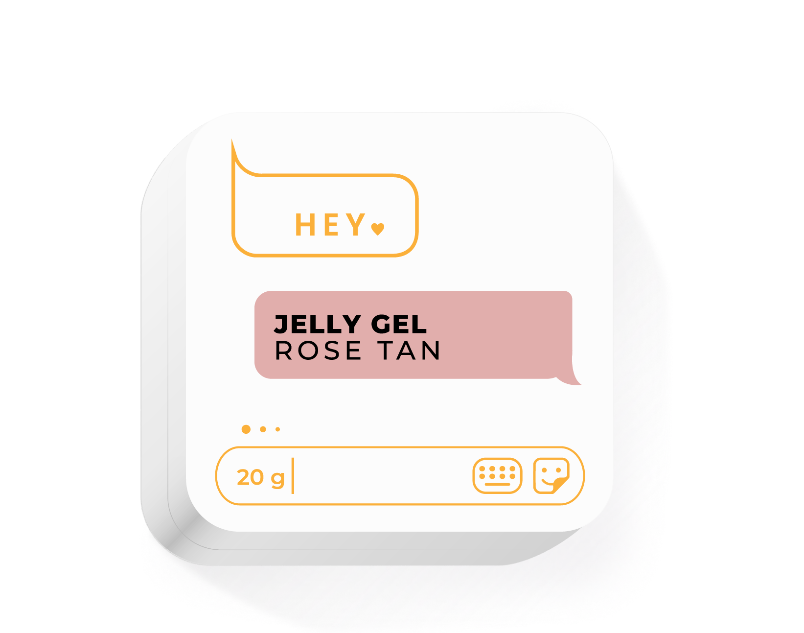 HEYLOVE. Jelly Gel, Rose Tan, 20 g (Builder Gel)